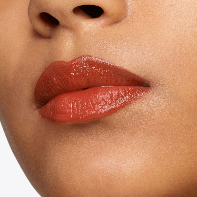 Satin Matte Lip Colour, Invite Only, 3.3g, Model, Medium Skin Tone