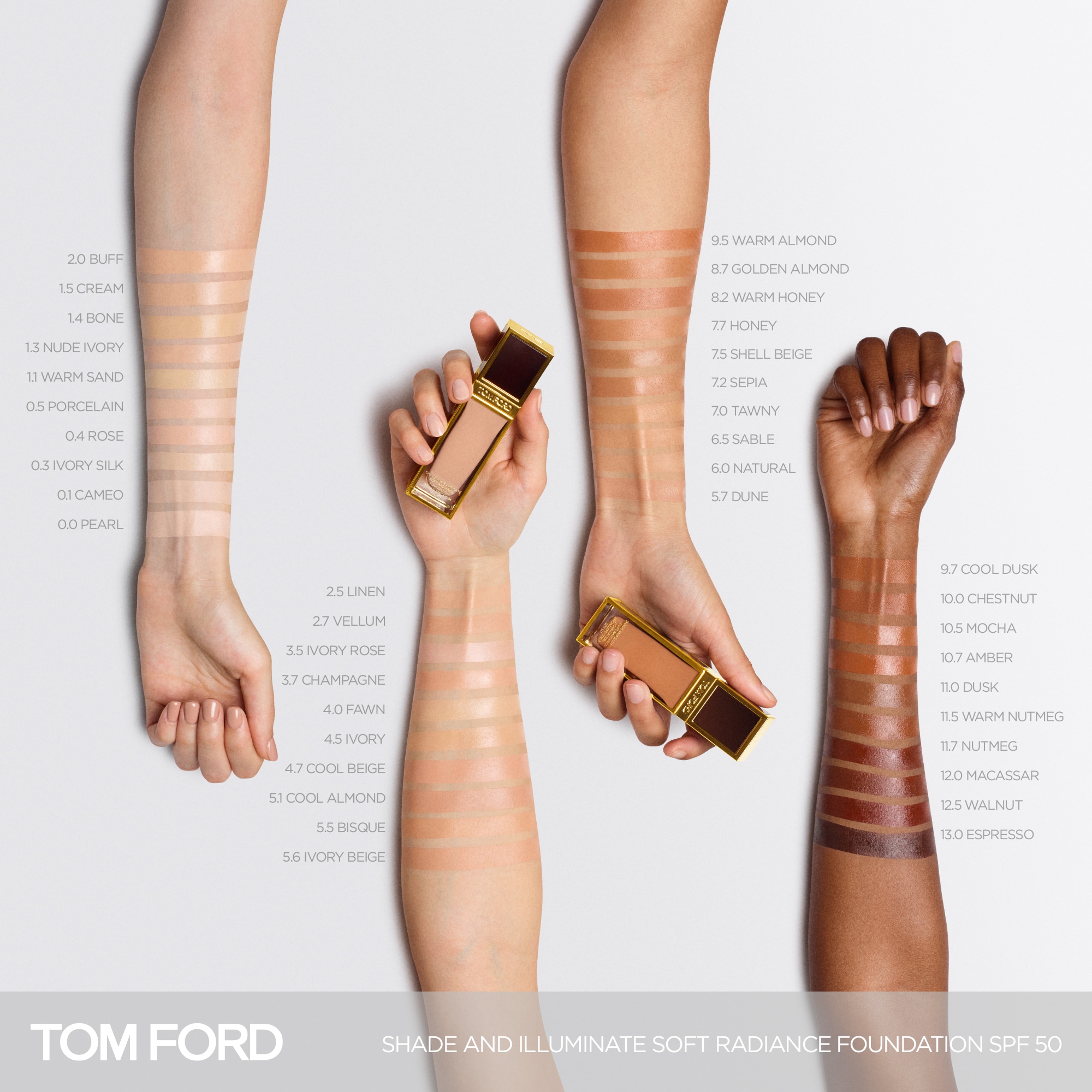 ファンデーション TOM FORD Shade and Illuminate Foundation Shade and Illuminate Soft Radiance Foundation SPF 50 | TOM