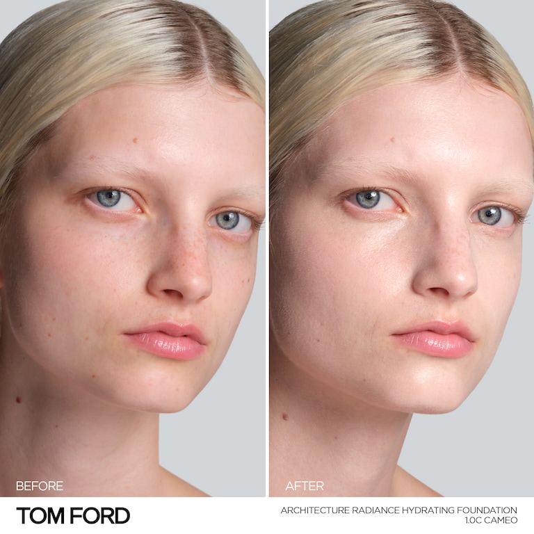 Architecture Radiance Hydrating Foundation SPF 50+, 30.0 ml, 1.0C Cameo, 1.0C, Model, light