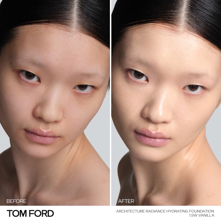 Architecture Radiance Hydrating Foundation SPF 50+, 30.0 ml, 1.5W Vanilla, 1.5W, Model, light