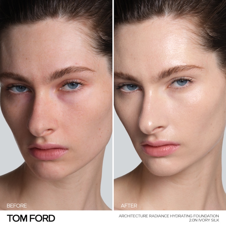 Architecture Radiance Hydrating Foundation SPF 50+, 30.0 ml, 2.0N Ivory Silk, 2.0N, Model, light