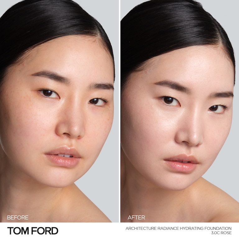 Architecture Radiance Hydrating Foundation SPF 50+, 30.0 ml, 3.0C Rose, 3.0C, Model, light