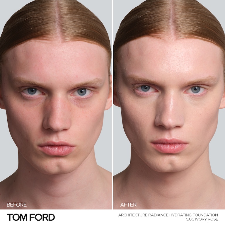 Architecture Radiance Hydrating Foundation SPF 50+, 30.0 ml, 5.0C Ivory Rose, 5.0C, Model, light