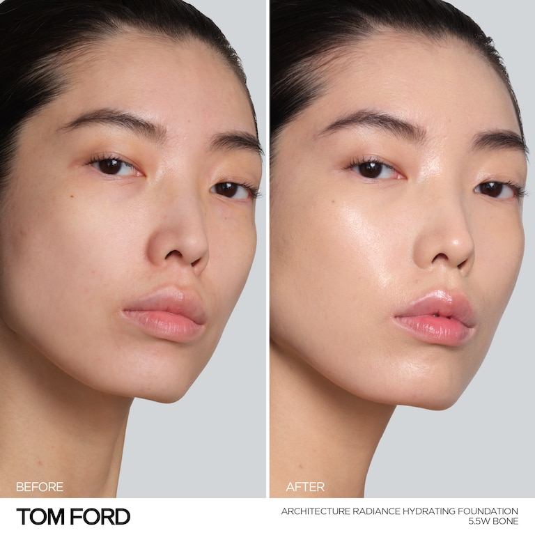 Architecture Radiance Hydrating Foundation SPF 50+, 30.0 ml, 5.5W Bone, 5.5W, Model, light