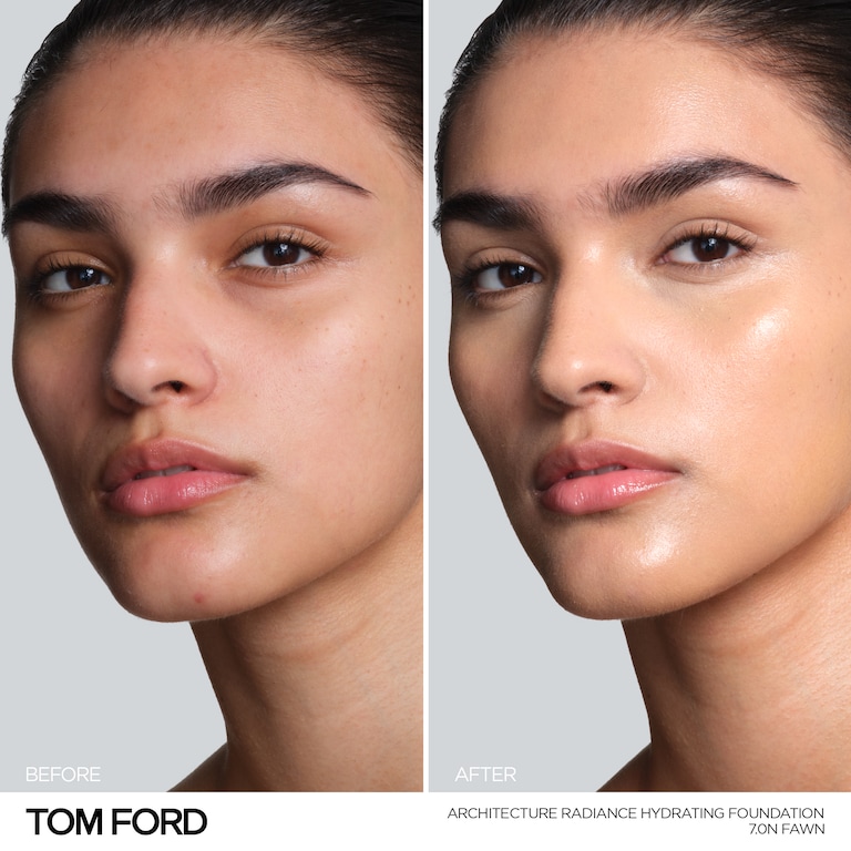 Architecture Radiance Hydrating Foundation SPF 50+, 30.0 ml, 7.0N Fawn, 7.0N, Model, light