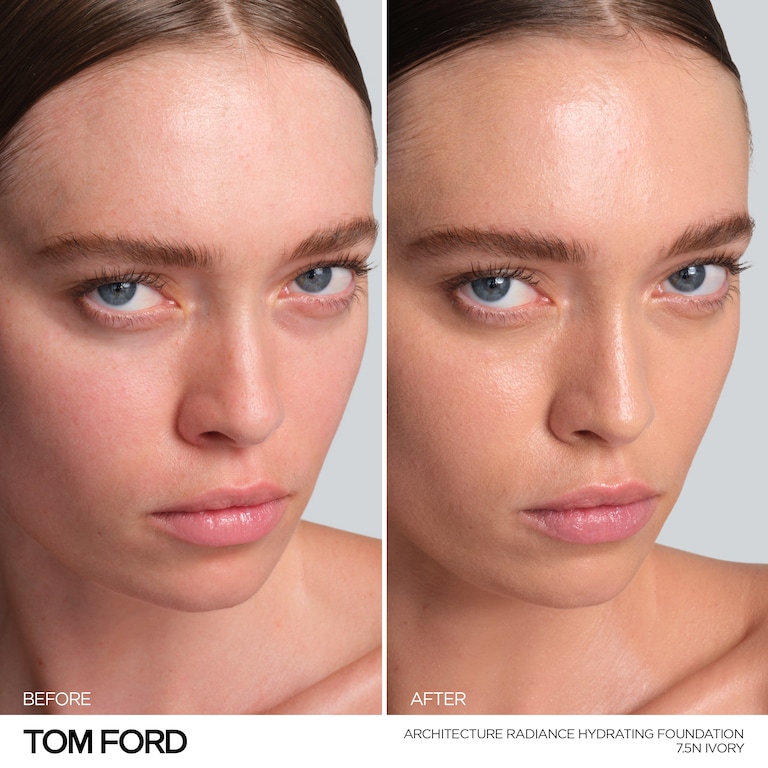 Architecture Radiance Hydrating Foundation SPF 50+, 30.0 ml, 7.5N Ivory, 7.5N, Model, light