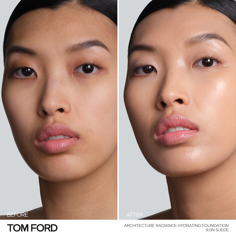 Architecture Radiance Hydrating Foundation SPF 50+, 30.0 ml, 9.0N Suede, 9.0N, Model, medium