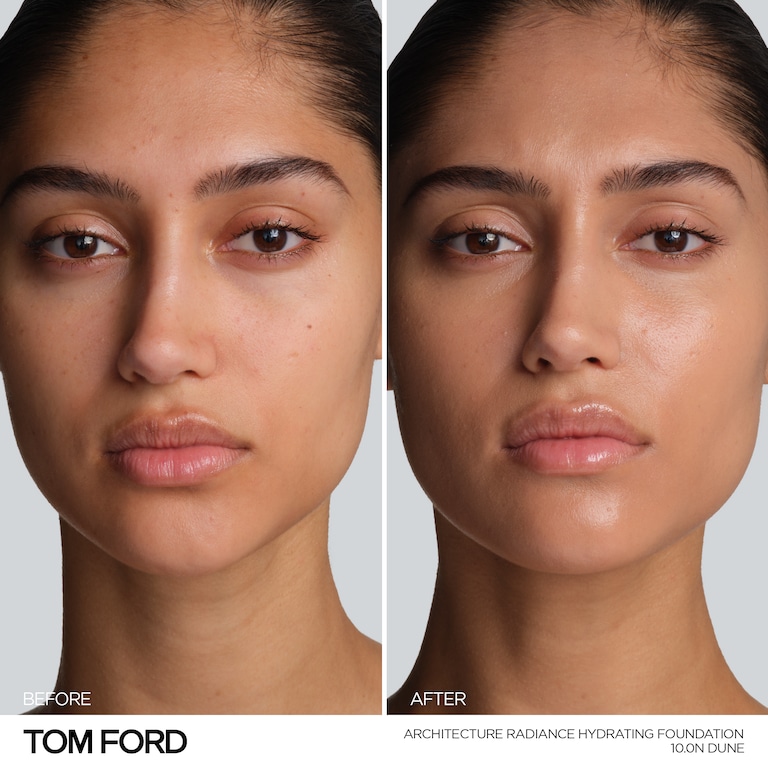 Architecture Radiance Hydrating Foundation SPF 50+, 30.0 ml, 10.0N Dune, 10.0N, Model, medium