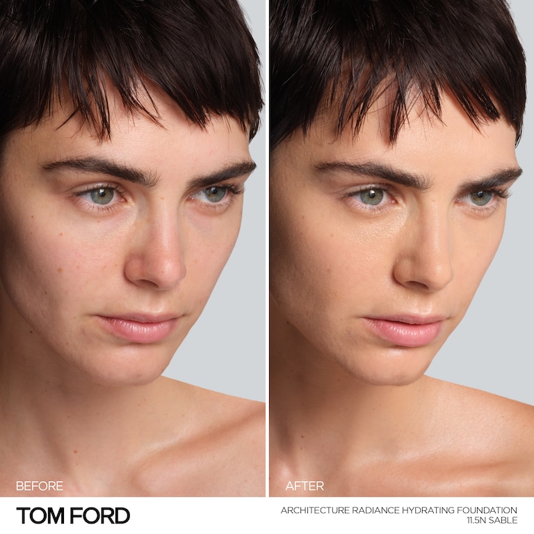 Architecture Radiance Hydrating Foundation SPF 50+, 30.0 ml, 11.5W Sable, 11.5W, Model, medium