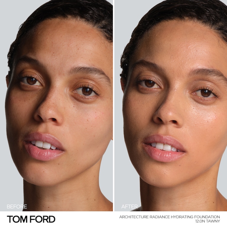 Architecture Radiance Hydrating Foundation SPF 50+, 30.0 ml, 12.0N Tawny, 12.0N, Model, medium