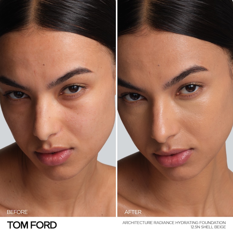 Architecture Radiance Hydrating Foundation SPF 50+, 30.0 ml, 12.5N Shell Beige, 12.5N, Model, medium