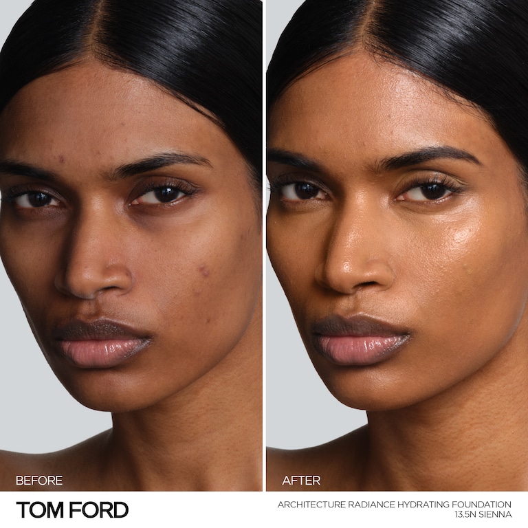 Architecture Radiance Hydrating Foundation SPF 50+, 30.0 ml, 13.5C Sienna, 13.5C, Model, medium
