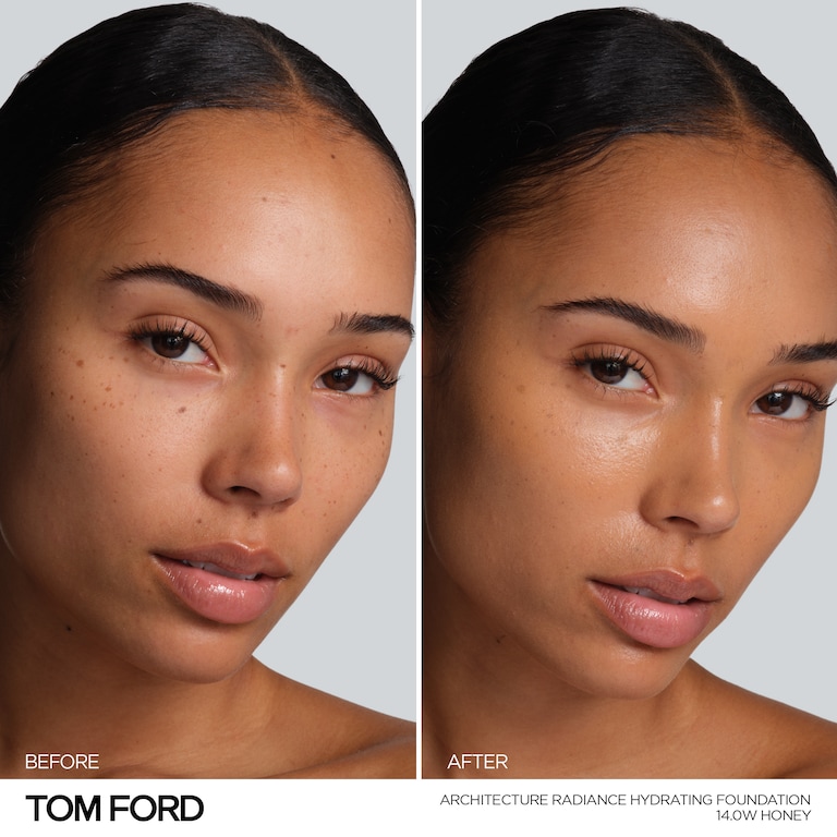 Architecture Radiance Hydrating Foundation SPF 50+, 30.0 ml, 14.0W Honey, 14.0W, Model, medium