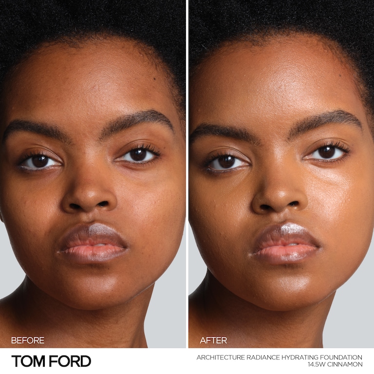 Architecture Radiance Hydrating Foundation Broad Spectrum SPF 50+, 30.0 ml, 14.5W Cinnamon, 14.5W, Model, medium