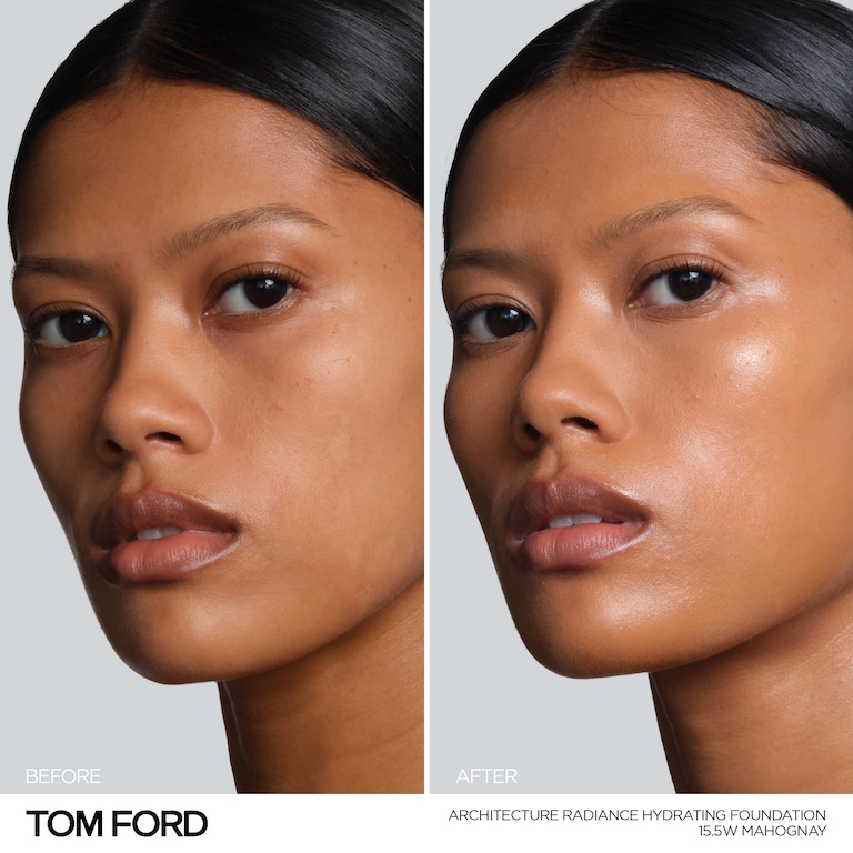Architecture Radiance Hydrating Foundation SPF 50+, 30.0 ml, 15.5W Mahogany, 15.5W, Model, medium