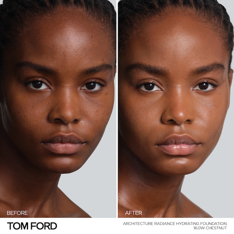 Architecture Radiance Hydrating Foundation SPF 50+, 30.0 ml, 16.0W Chestnut, 16.0W, Model, deep
