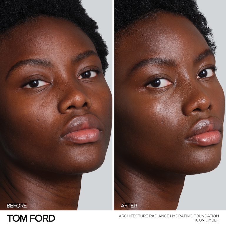 Architecture Radiance Hydrating Foundation SPF 50+, 30.0 ml, 18.0N Umber, 18.0N, Model, deep