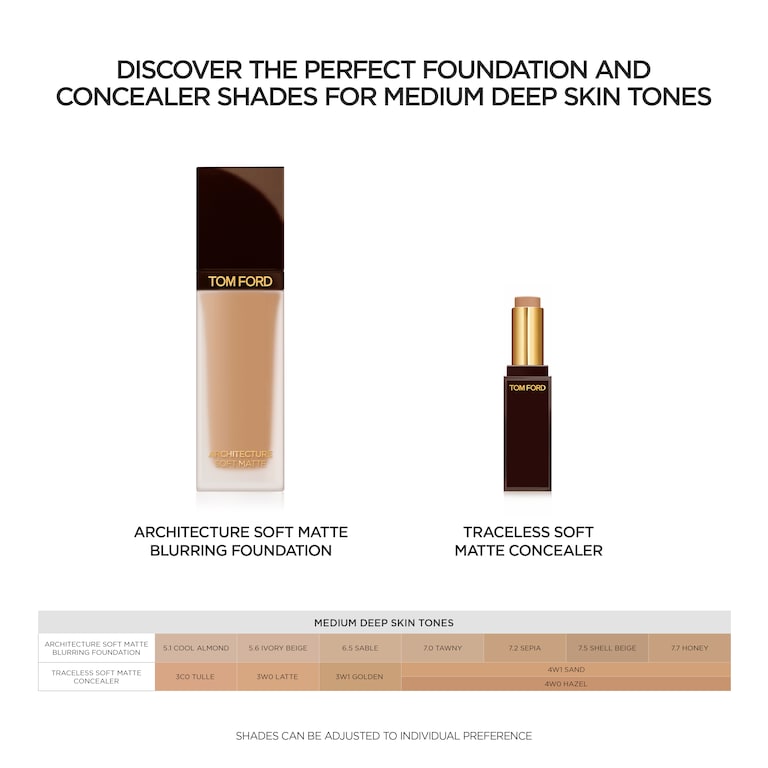 Architecture Soft Matte Blurring Foundation, Cool Almond, 30ml