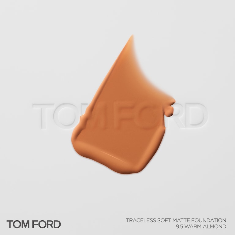Traceless Soft Matte Liquid Foundation, 30.0 ml, 9.5 Warm Almond, 9.5, Smoosh
